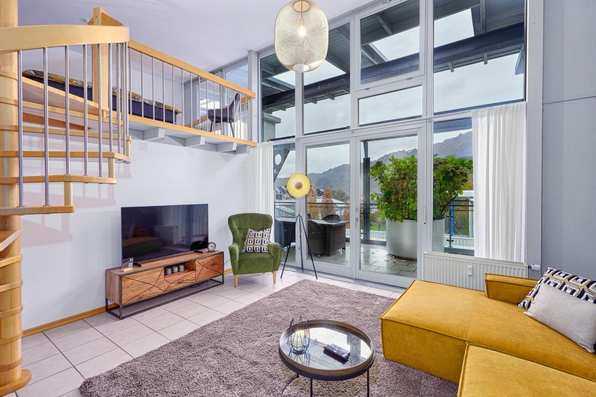 شقة Penthouse Palais Mosel ترابن ترارباخ المظهر الخارجي الصورة